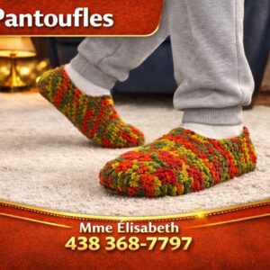 PANTOUFLES MULTICOLORES